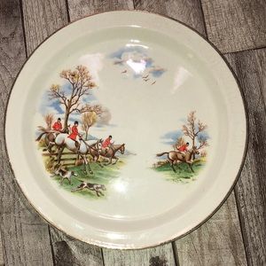Vintage Arklow Classic Made in Ireland Fox Hunters small plate